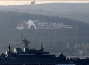 ABD savaş gemisi Çanakkale Boğazı'nda ABD savaş gemisi Çanakkale Boğazı'nda