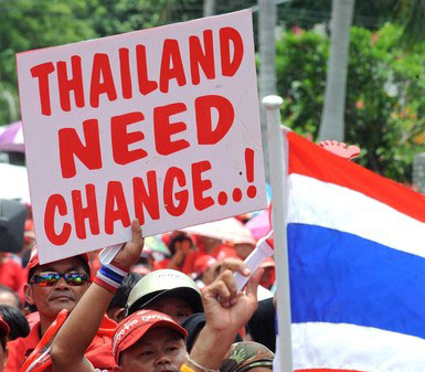 Demonstranten vor ASEAN-Gipfel