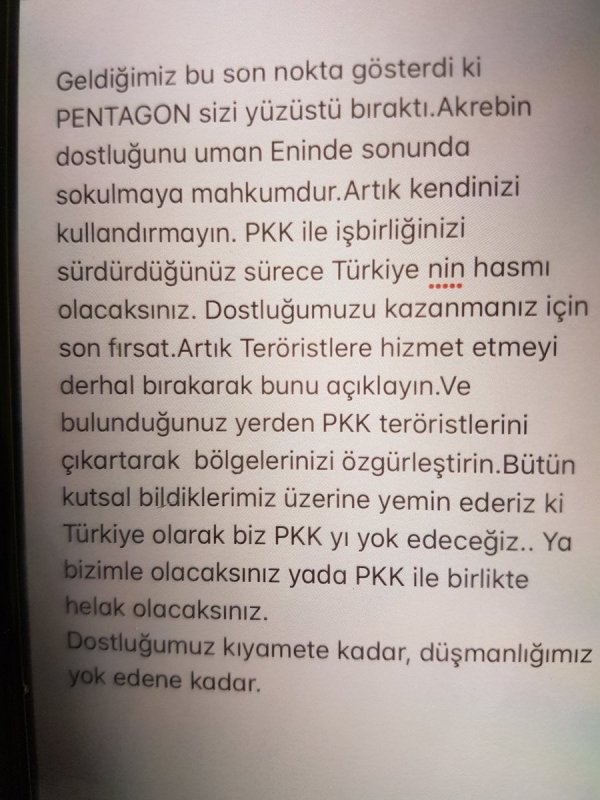 ÖSO Fıratın doğusunda bildiri dağıttıı