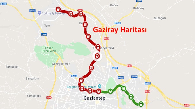 Gaziray nereden, hangi ilçelerden ve mahalleden geçiyor