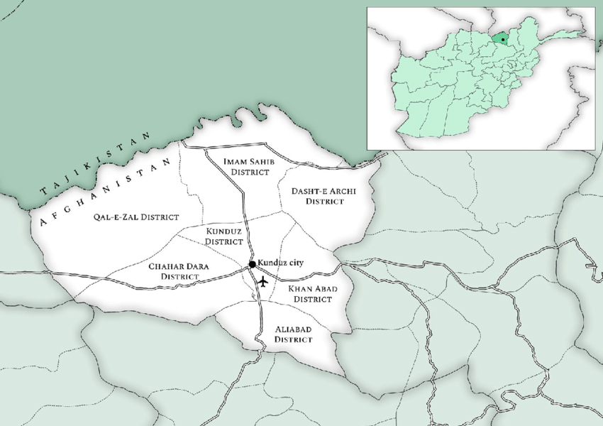 Map-of-Kunduz-province