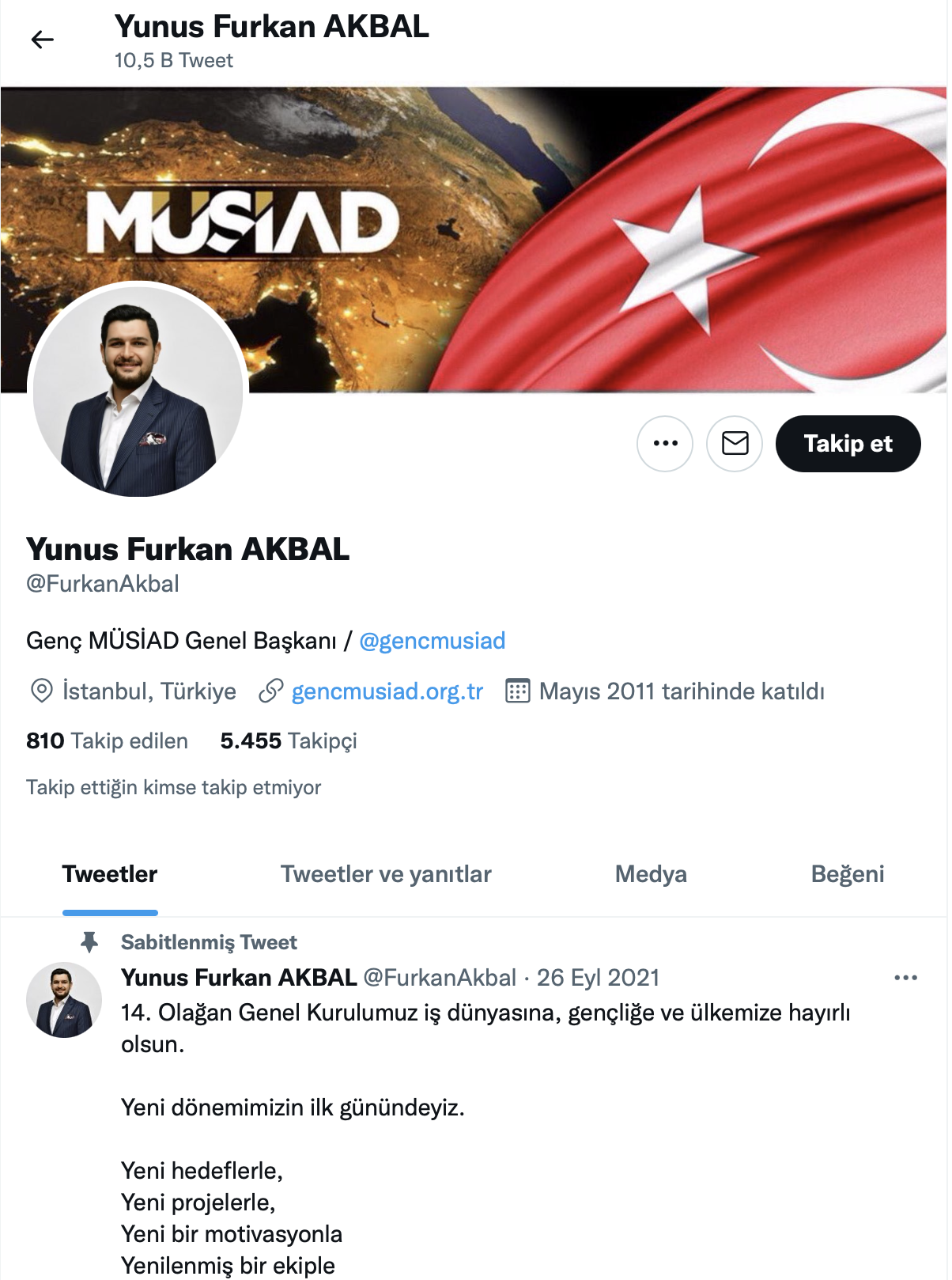 Yunus Furkan Akbal Twitter