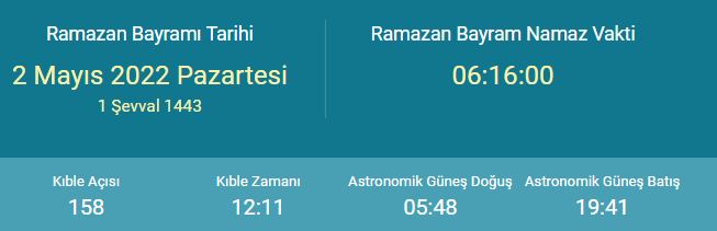 azdavay bayram ezanı