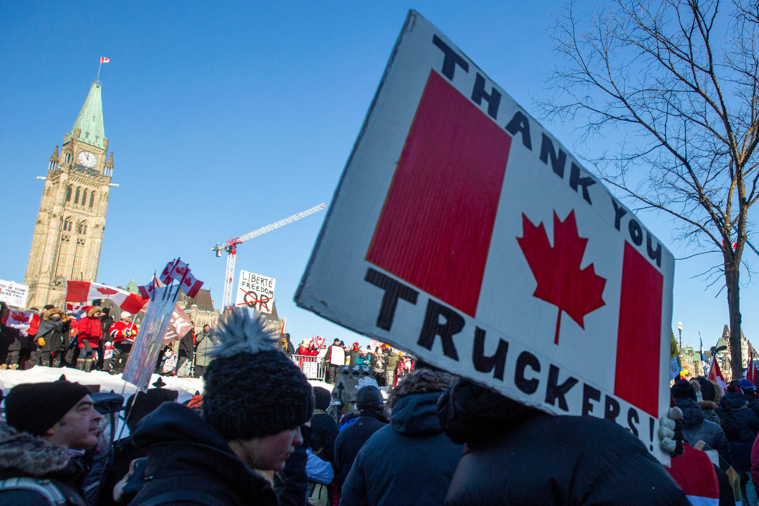 canadian-truckers-protest