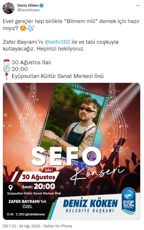 deniz_köken_sefo_konser_saat_kaçta.