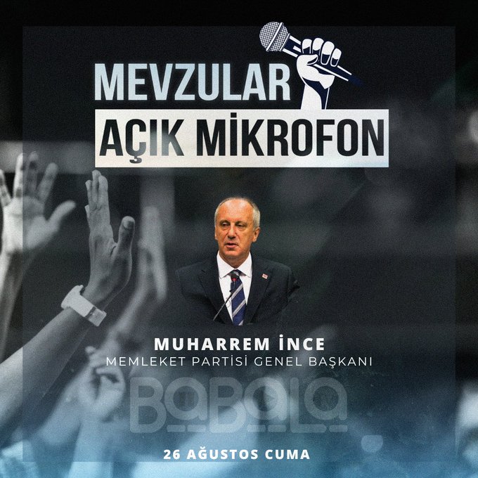 mevzular açık mikrofon konuğu