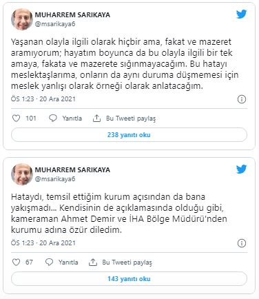 muharrem sarıkaya istifa mı etti olayı