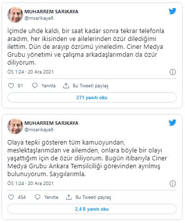 muharrem sarıkaya kovuldu mu