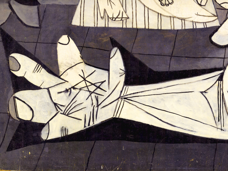 Picasso-Guernica-Hand-Banner