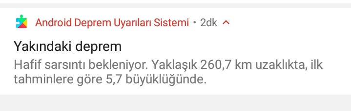 Telefonlara deprem uyarısı nasıl gelir