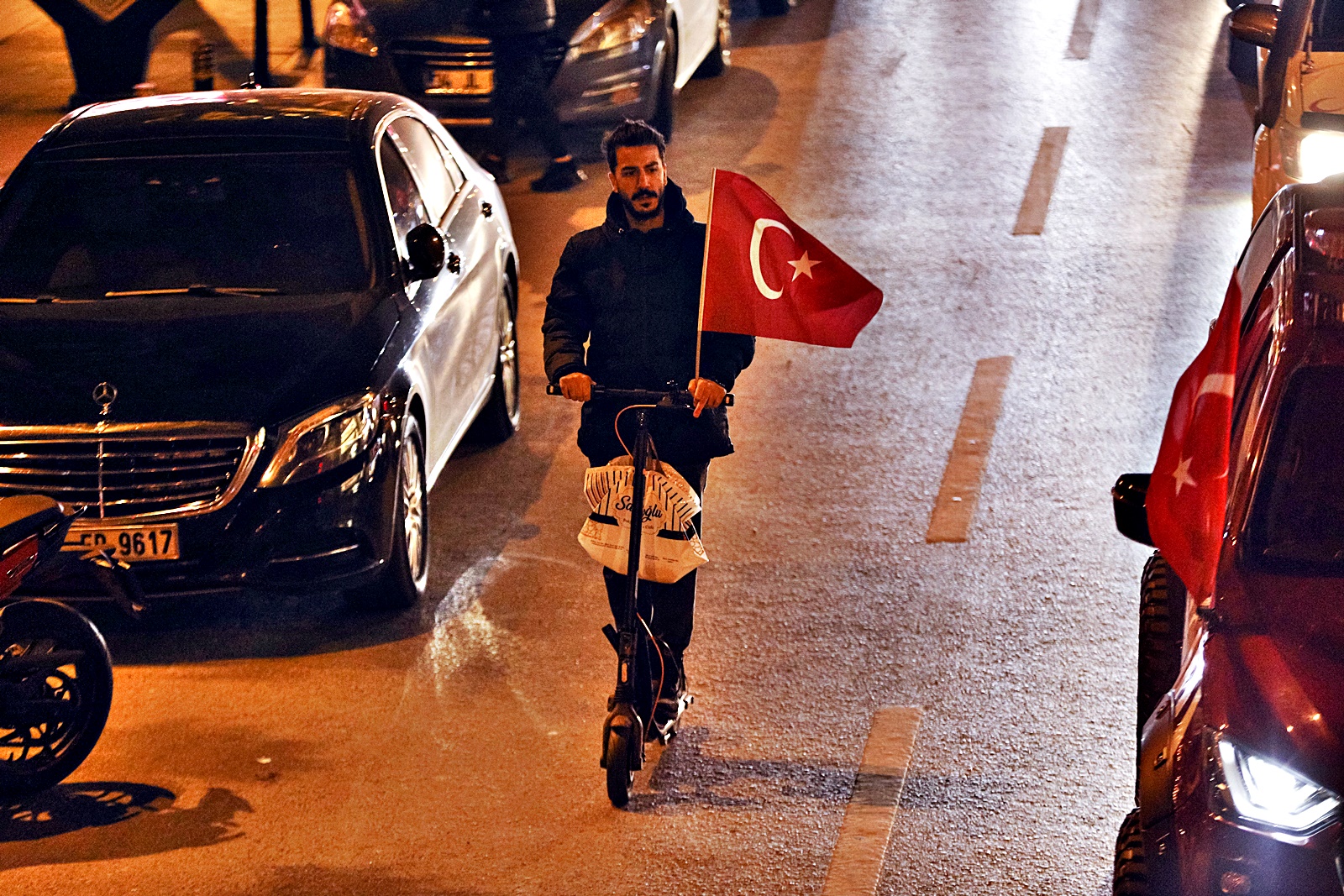 İstanbul'da “Şehitlerimiz ve Filistin İçin Yola Çık” konvoyu düzenlendi (4)