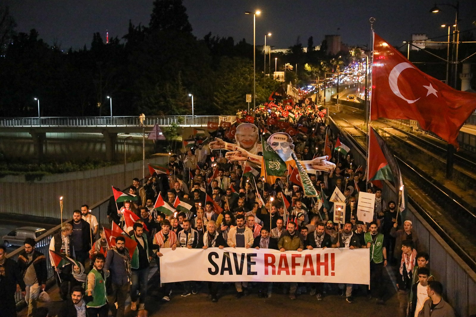 Eyüpsultanda Gazzeye destek yürüyüşü (10)