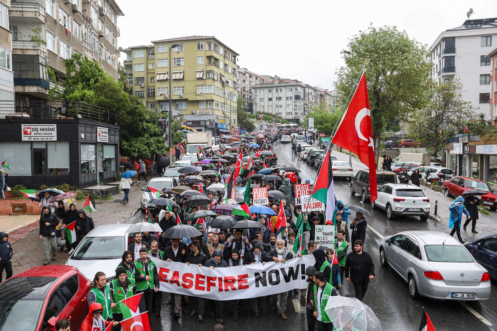 _Üsküdardaki Filistin yürüyüşüne on binler katıldı_ (14)