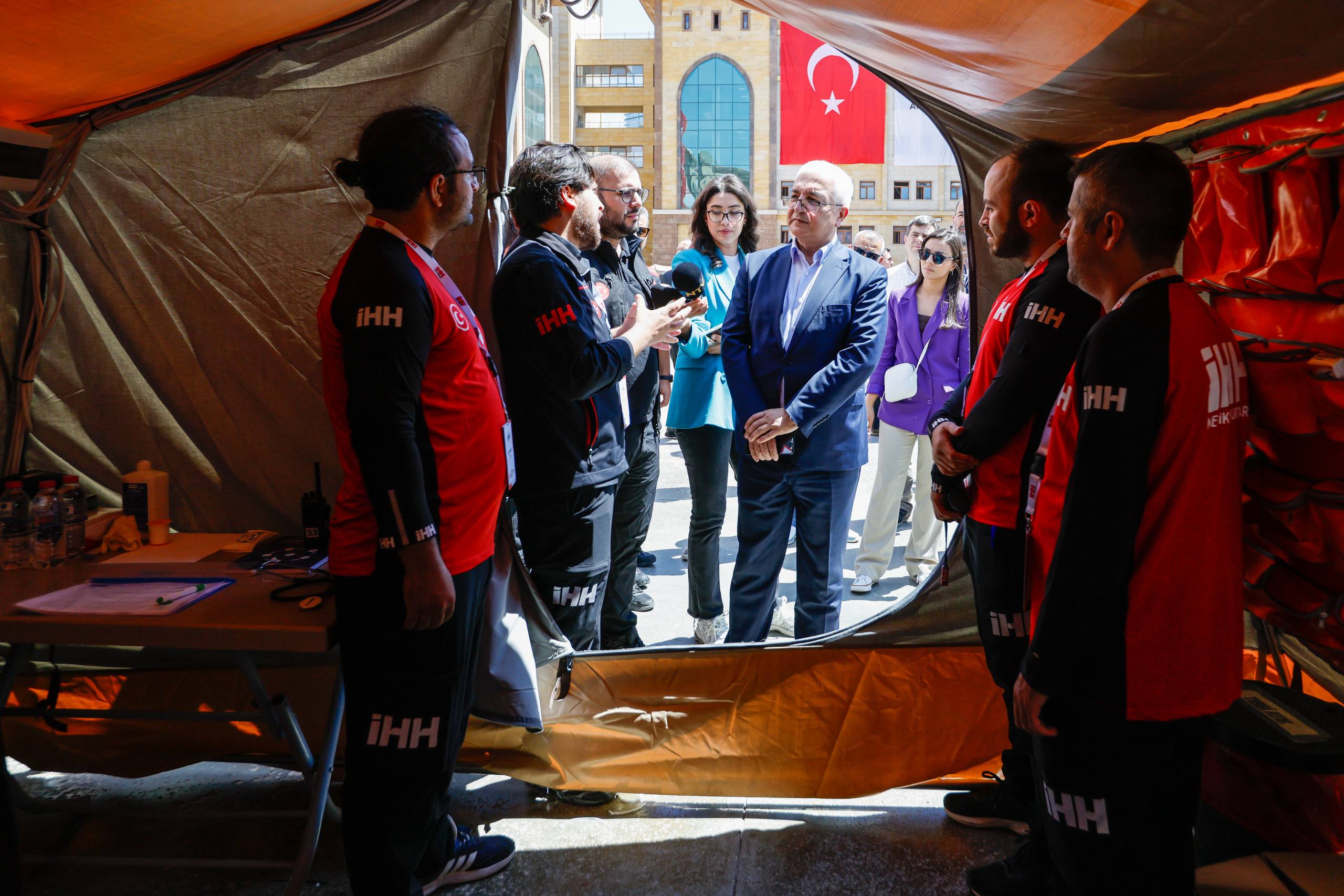 İHH'dan 5. Ulusal Afet Yönetimi Tatbikatı Basın Toplantısı