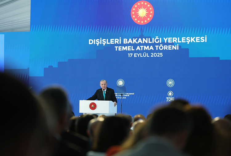 Türkiye’nin Yeni Dışişleri Bakanlığı Yerleşkesi Temel Atma Töreni ve Ulusal Mesajlar