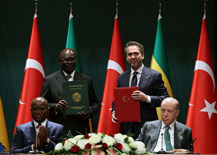 Türkiye ile Gabon arasında 8 anlaşma imzalandı