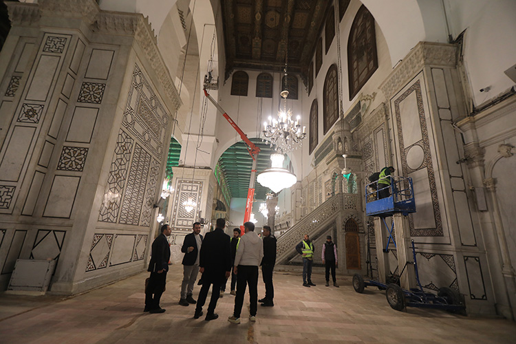 Şam Ulu Cami'nin Bakım ve Onarım Çalışmaları