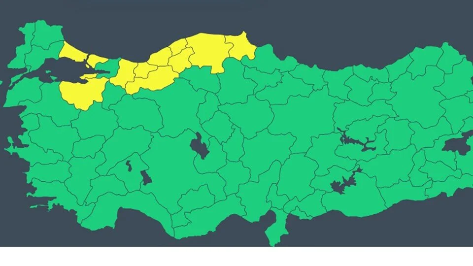 MGM Uyarısı: Marmara, Kıyı Ege ve Karadeniz Bölgesinde Yağışlar ve Soğuma Etkileri