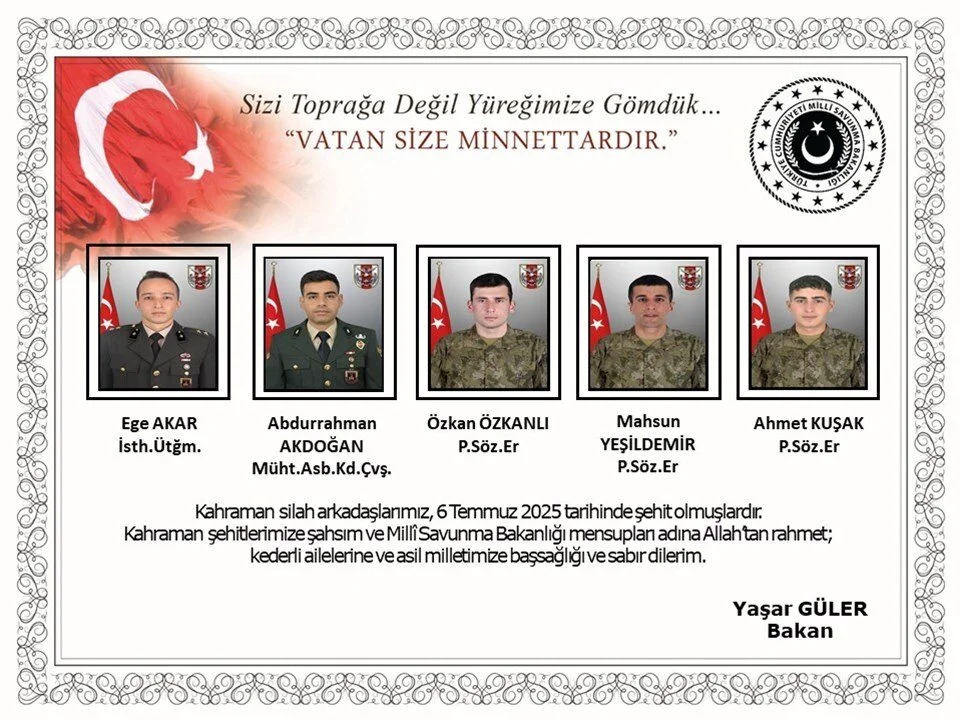 Irak'ın Kuzeyinde Gerçekleşen Operasyon ve Şehit Sayısındaki Artış