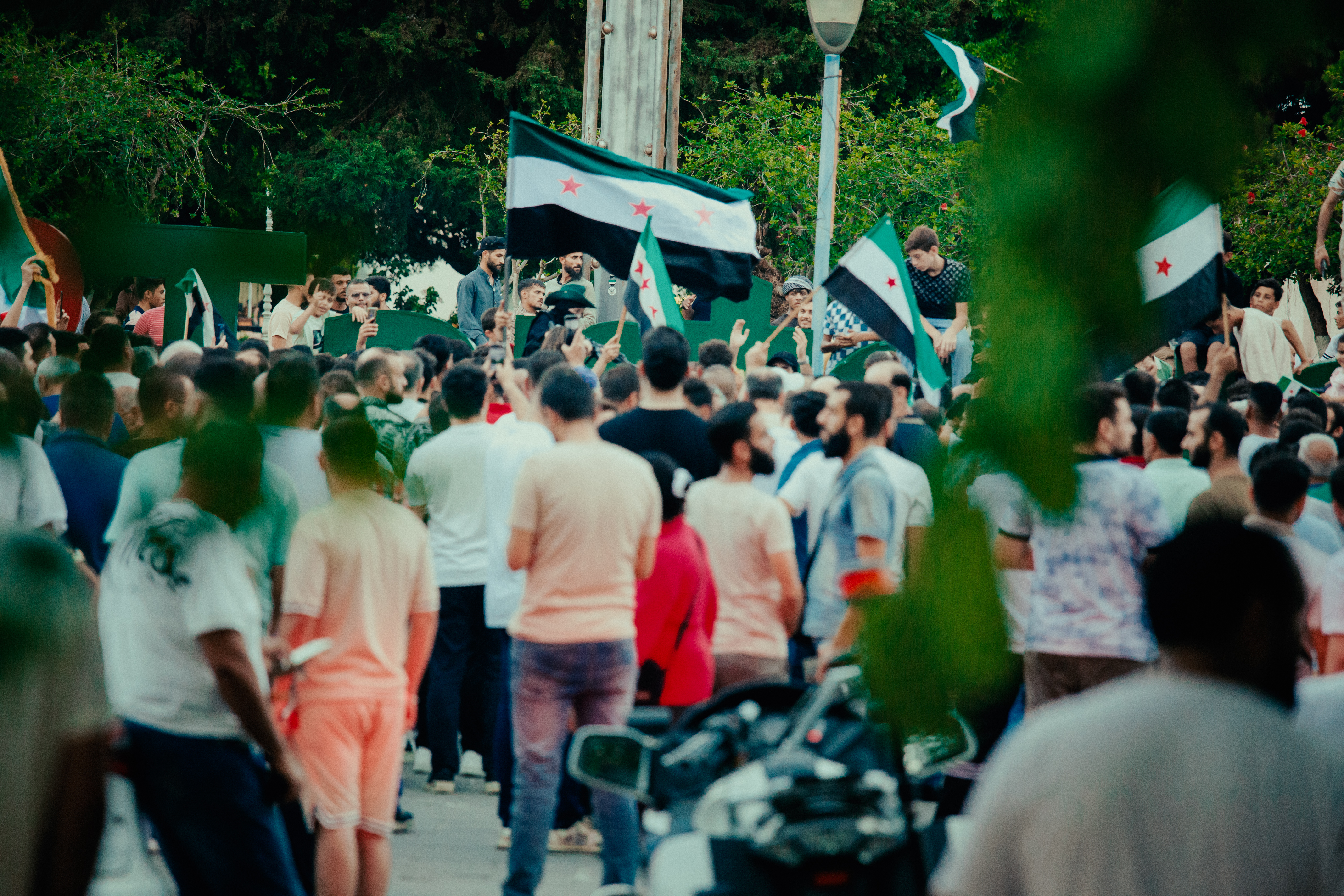 AA-20250716-38581072-38581064-SURIYEDE_ISRAILIN_HAVA_SALDIRILARI_PROTESTO_EDILDI