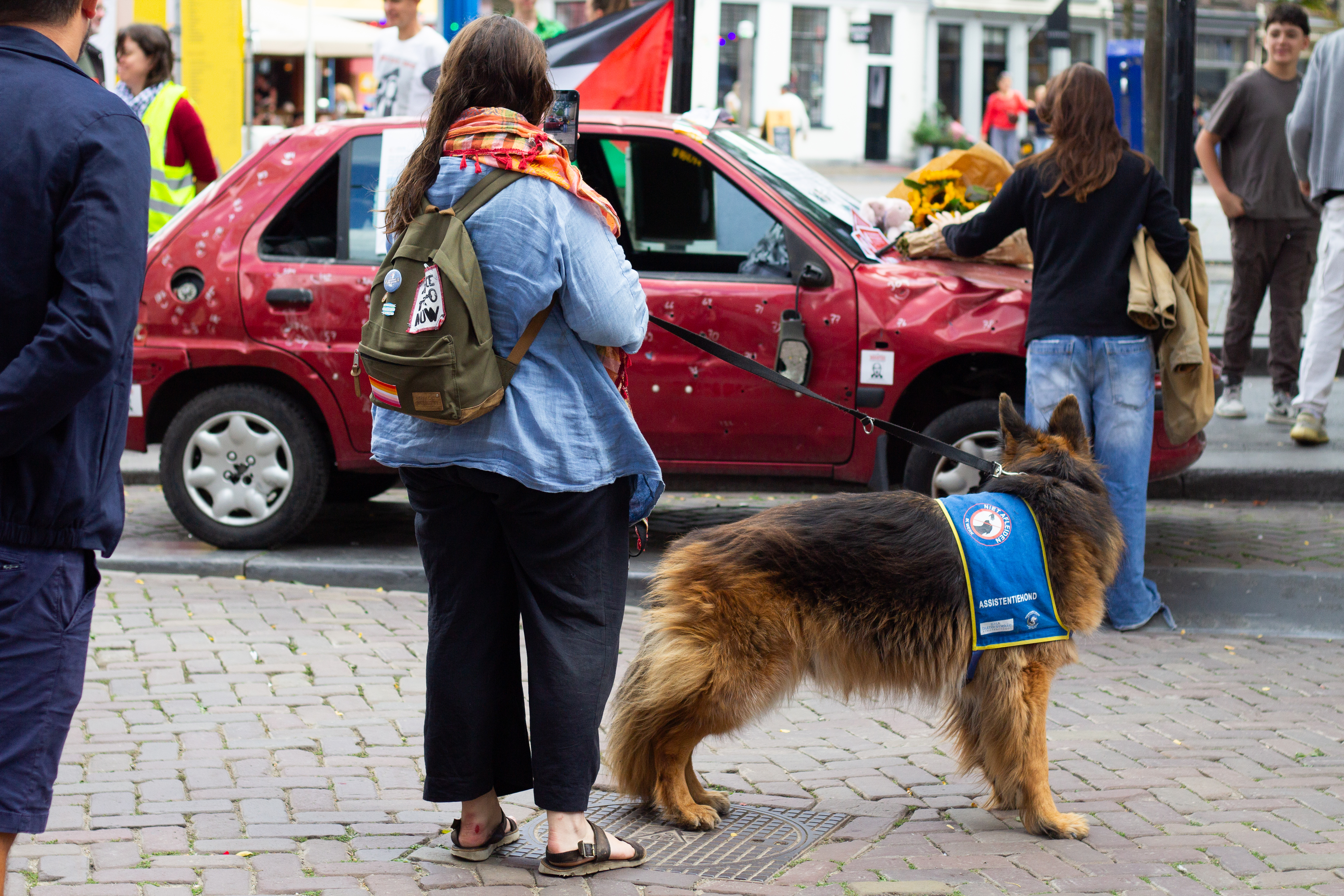 AA-20250830-38969815-38969805-HOLLANDADA_TEMSILI_OLARAK_FILISTINLI_HINDIN_ICINDEYKEN_ISRAIL_TARAFINDAN_OLDURULDUGU_ARAC_SERGILENDI