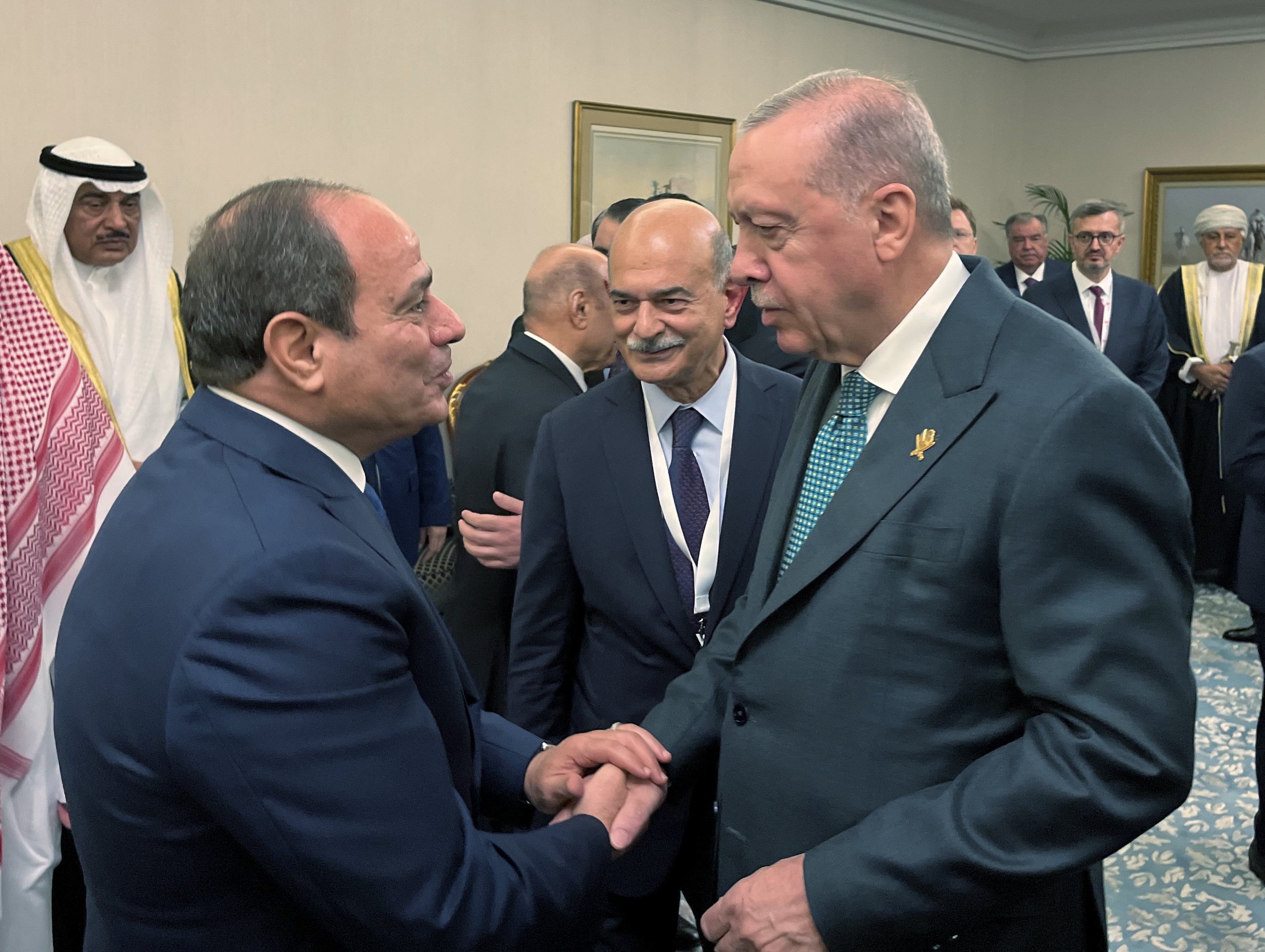 AA-20250915-39121908-39121907-CUMHURBASKANI_ERDOGAN_ISLAM_ISBIRLIGI_TESKILATIARAP_LIGI_OLAGANUSTU_ZIRVESINE_KATILDI