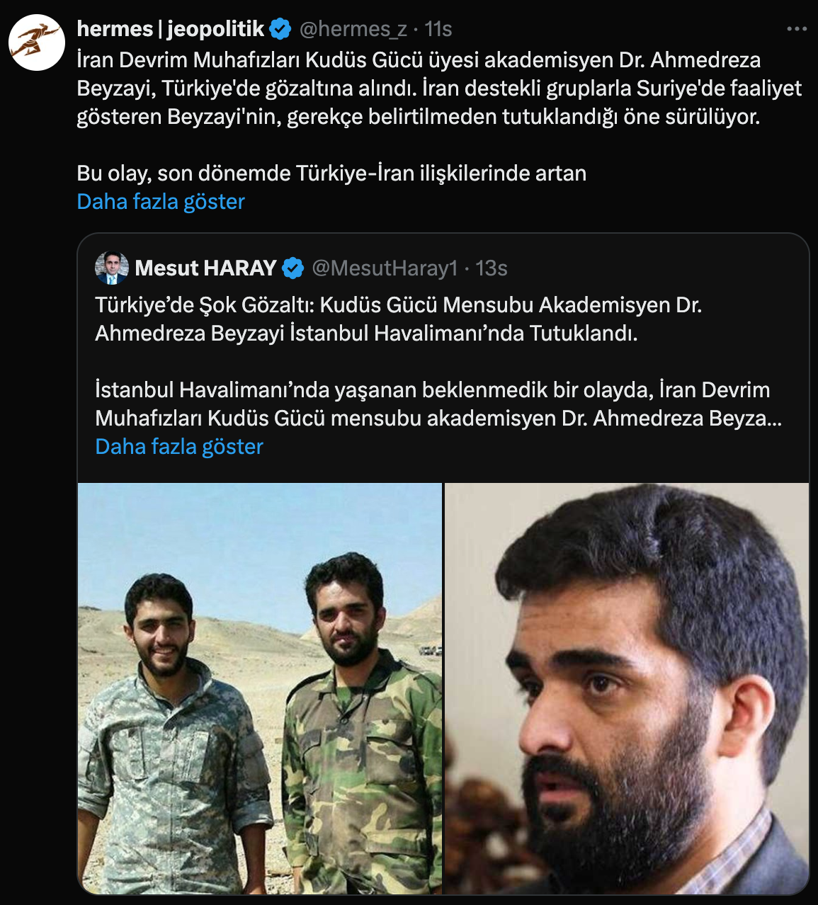 Dr. Beyzayi'nin Kimliği ve İran'daki Rolü