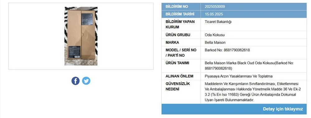 Güvensiz Ürünlerin Piyasa Takibi ve İlanları