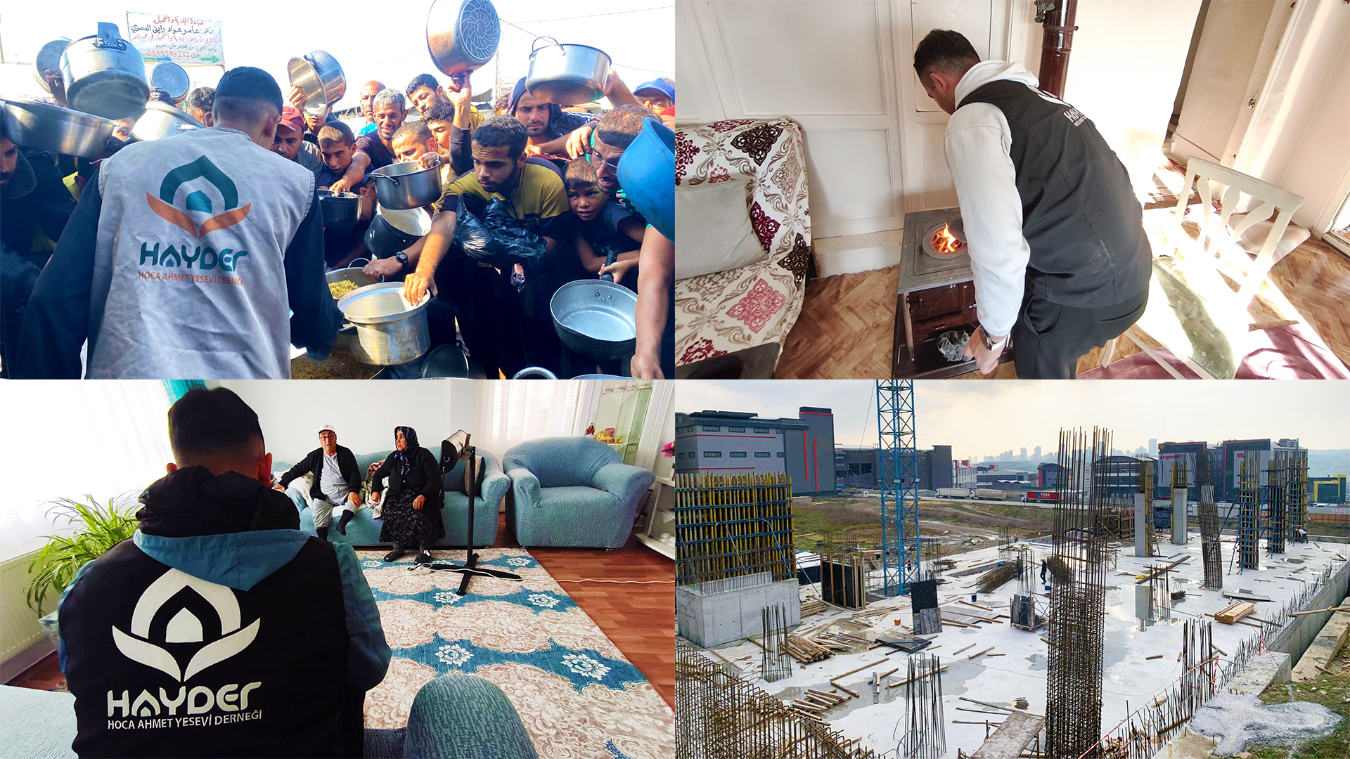 HAYDER Kasım Faaliyet Özeti: İçeride Sosyal Destek ve Uluslararası Gıda-İlim Hizmetleri