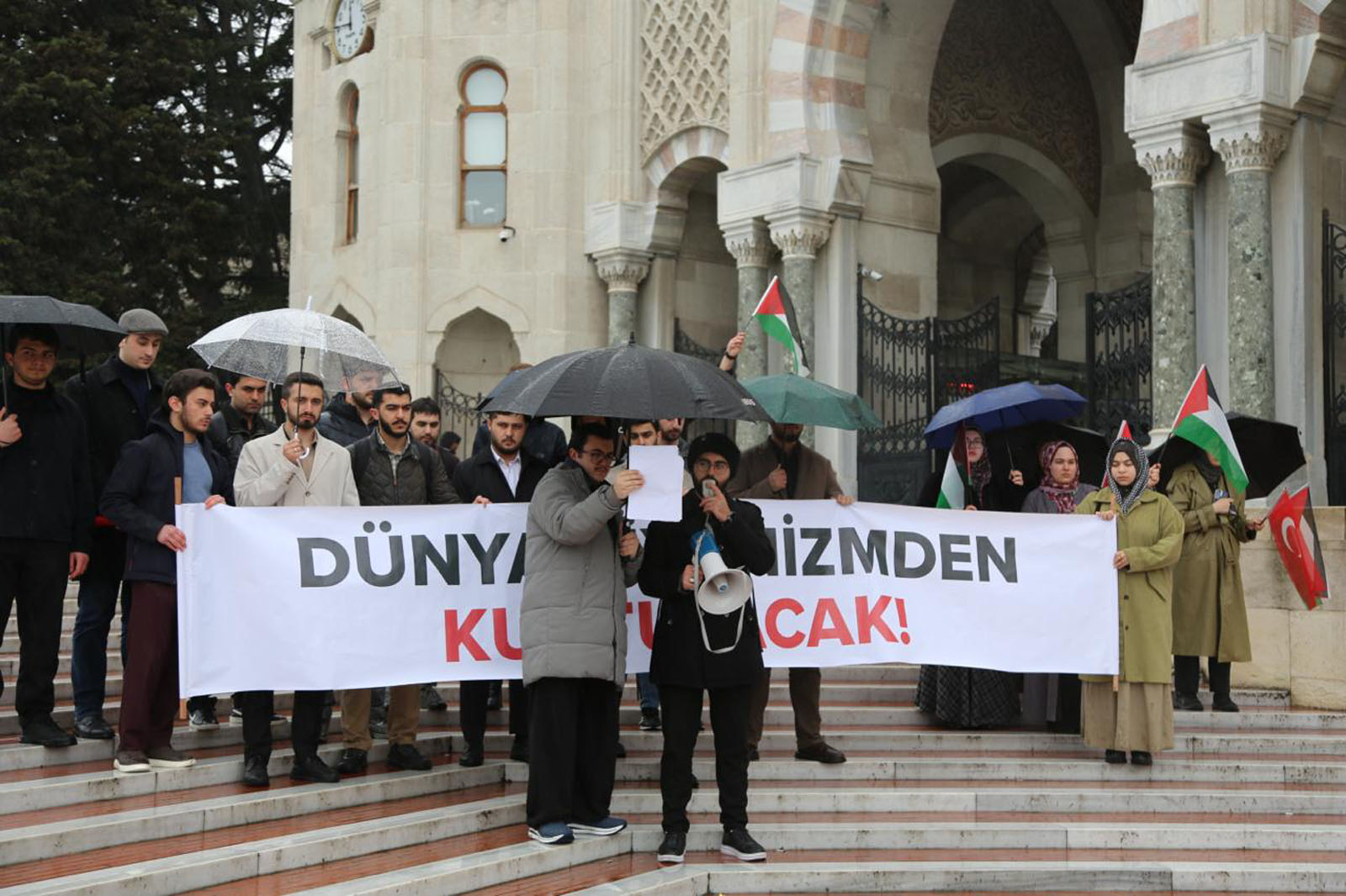 102 üniversitede İsrail'in saldırılarına karşı basın açıklaması (3)