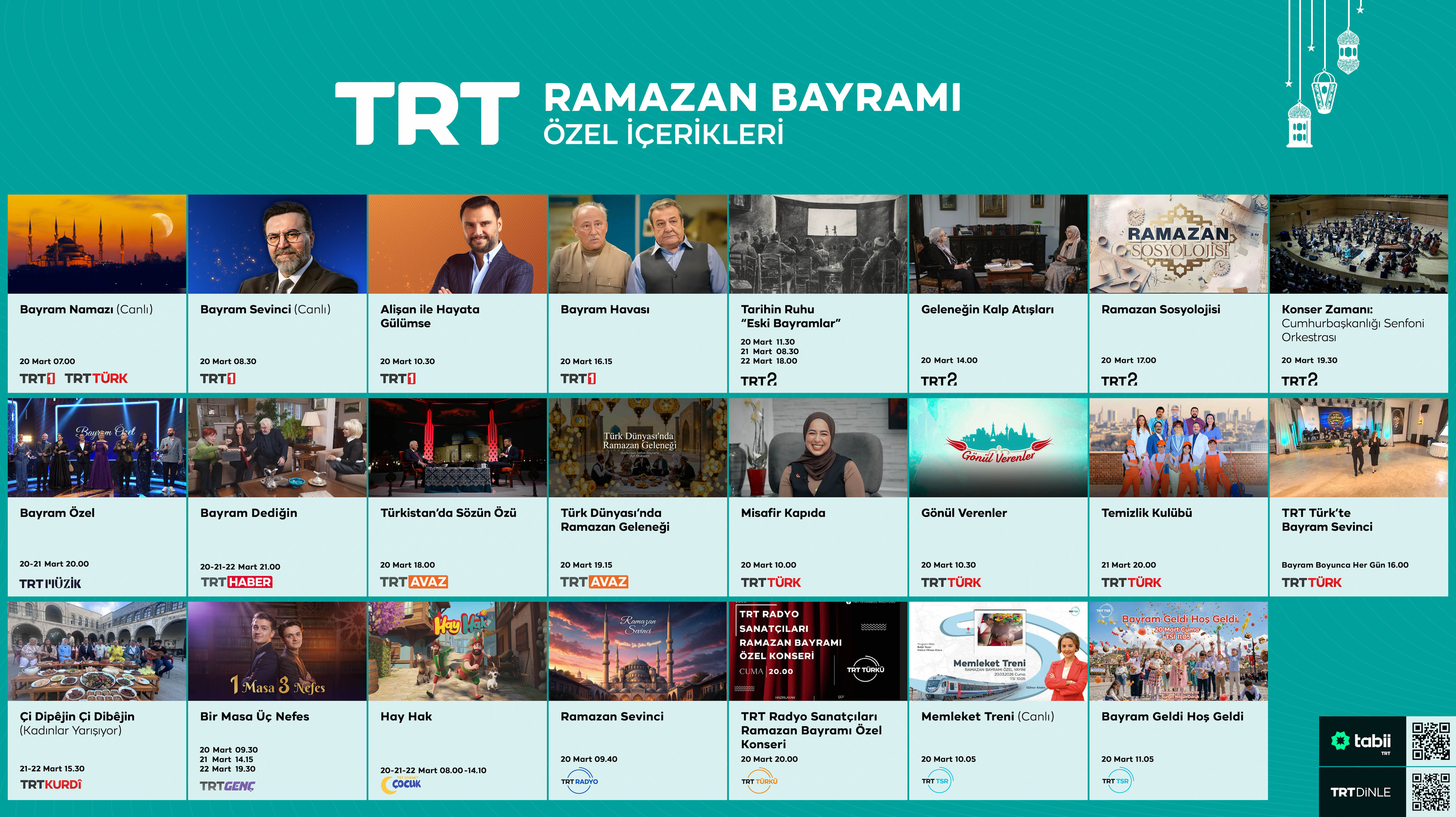 TRT'de &ldquo;Ramazan Bayramı&rdquo; Coşkusu