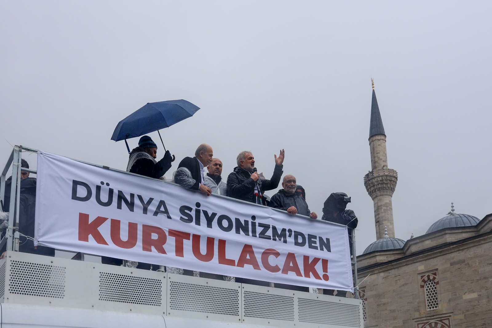 _İstanbul'da binler işgalci İsrail ve ABD saldırılarına karşı yürüdü  (7)