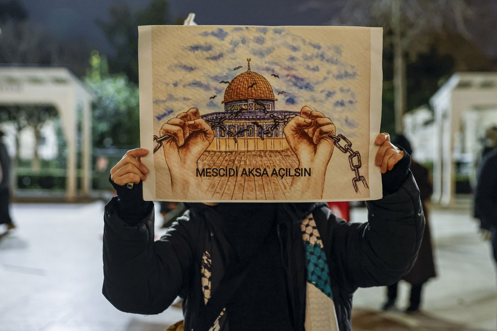 _STK'lardan İsrail'in Mescid-i Aksa'daki ibadet yasağına tepki (12)