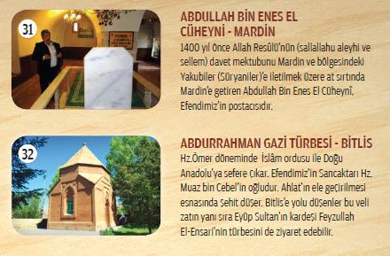 Hangi evliya nerede yatıyor ?