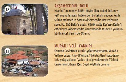 Hangi evliya nerede yatıyor ?