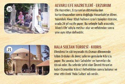 Hangi evliya nerede yatıyor ?