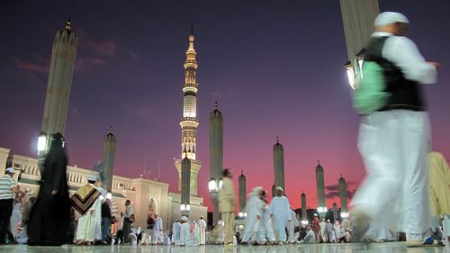 Mescid-i Nebevi'den muhteşem kareler