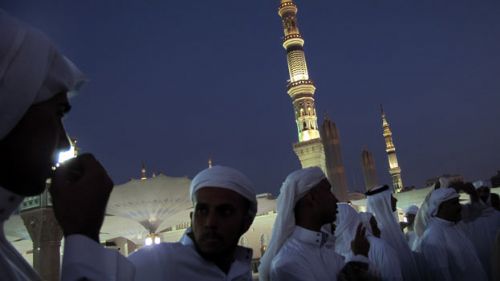 Mescid-i Nebevi'den muhteşem kareler