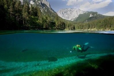 Avusturya'daki Yeşil Göl