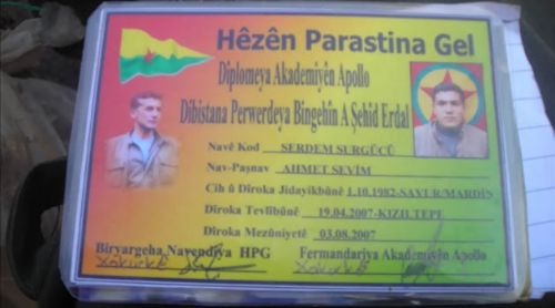 Roketatar ve telsiz kodları bulundu