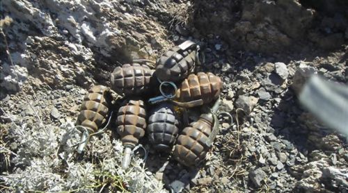 Roketatar ve telsiz kodları bulundu