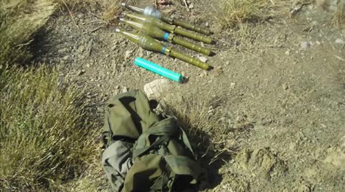 Roketatar ve telsiz kodları bulundu