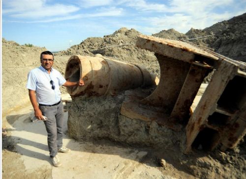 Çanakkale'nin tarihi topları günyüzüne çıktı