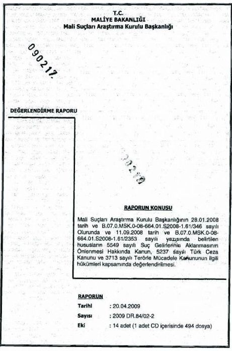 PKK'ya haçlı kaynağının belgeleri...