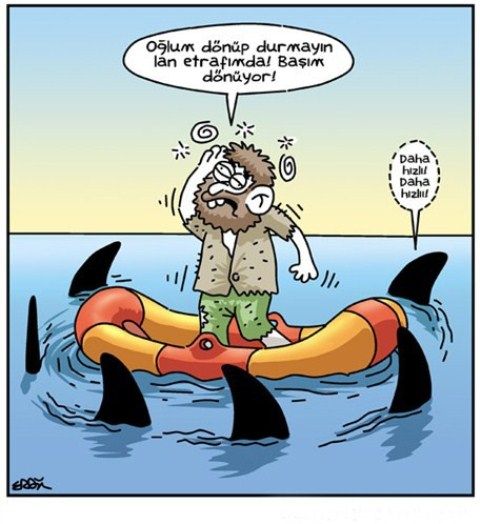 Kahkaha krizine sokan karikatürler