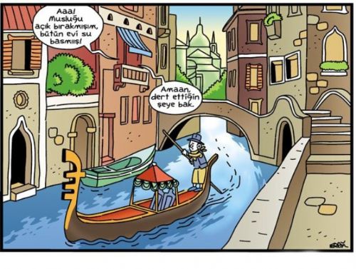 Kahkaha krizine sokan karikatürler