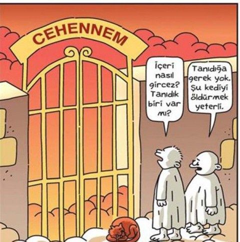 Kahkaha krizine sokan karikatürler