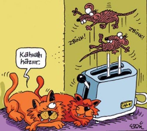 Kahkaha krizine sokan karikatürler