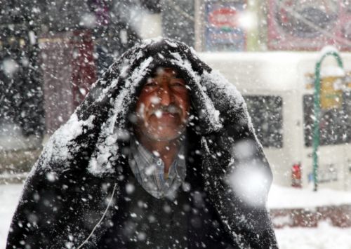 Yurt genelinden kar manzaraları