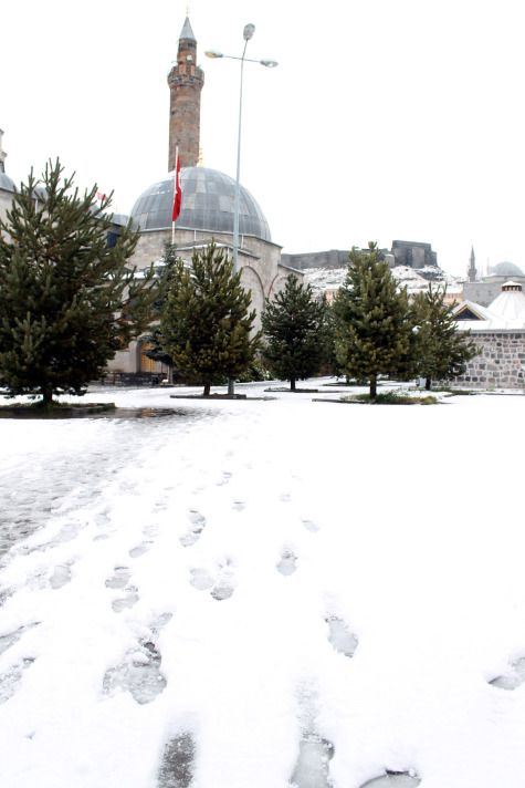 Yurt genelinden kar manzaraları